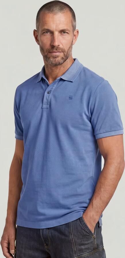 G-Star RAW Poloshirt Dunda slim fit Logo-embossing op de borst - Foto 9