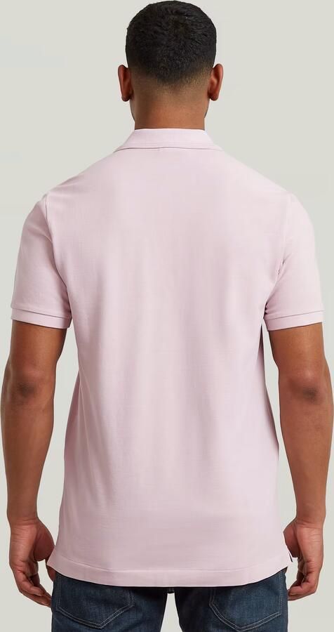 G-Star RAW Dunda Overdyed Slim Polo Roze Heren - Foto 5