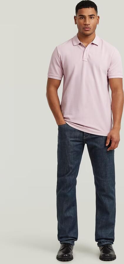 G-Star RAW Dunda Overdyed Slim Polo Roze Heren - Foto 6