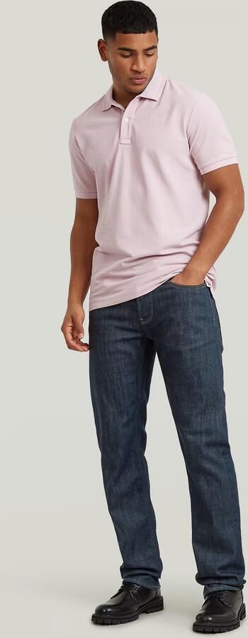 G-Star RAW Dunda Overdyed Slim Polo Roze Heren - Foto 7