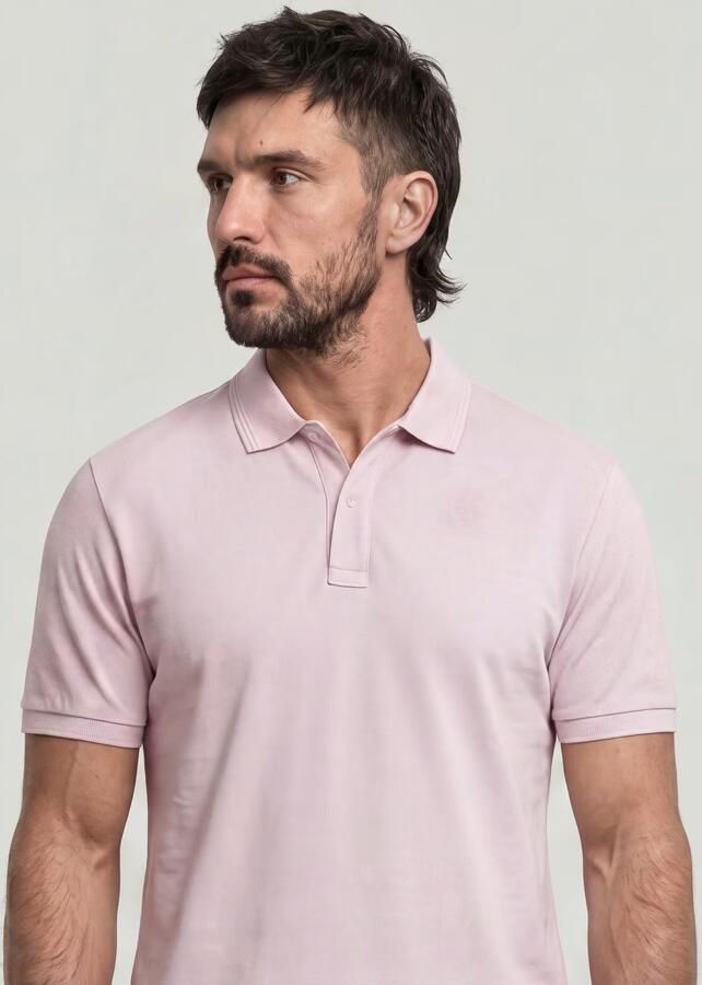 G-Star RAW Dunda Overdyed Slim Polo Roze Heren - Foto 3
