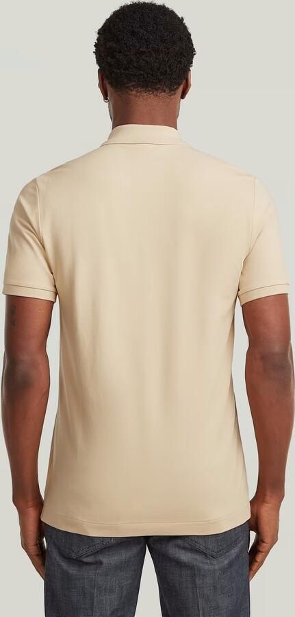 G-Star RAW Dunda Slim Polo Beige Heren - Foto 6