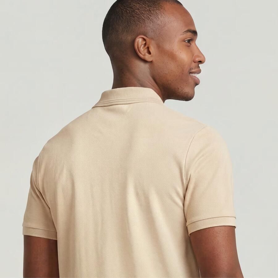 G-Star RAW Dunda Slim Polo Beige Heren - Foto 3