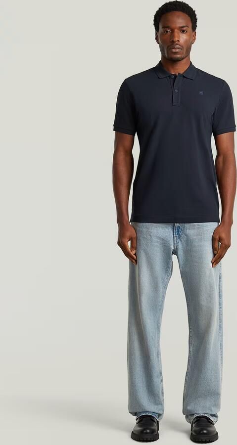 G-Star RAW Dunda Slim Polo Donkerblauw Heren - Foto 7