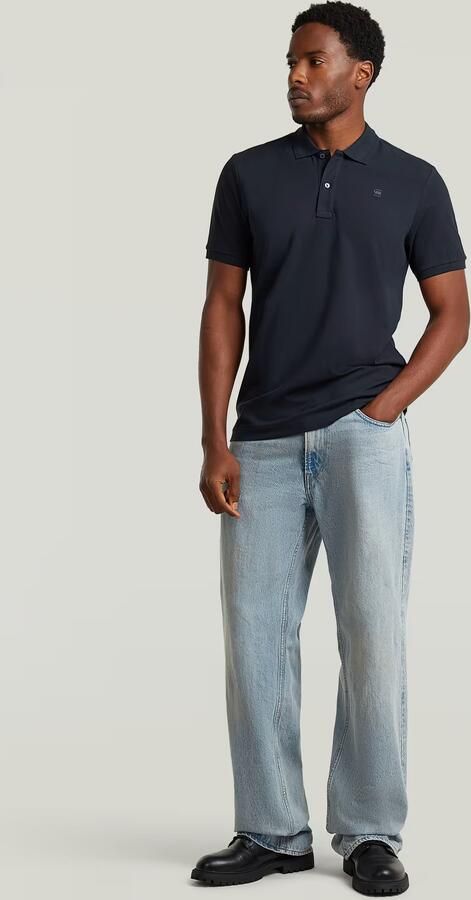 G-Star RAW Dunda Slim Polo Donkerblauw Heren - Foto 8