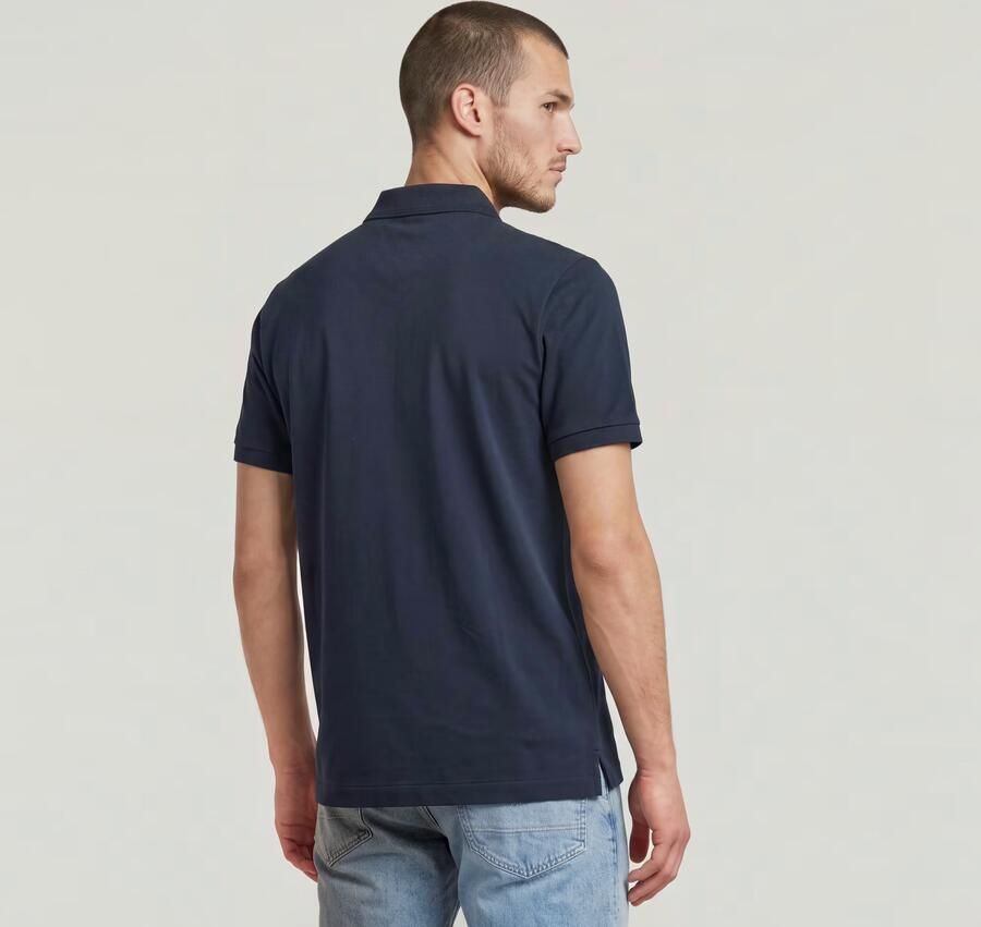 G-STAR RAW Heren Polo's & T-shirts Dunda Slim Polo S s Donkerblauw - Foto 16