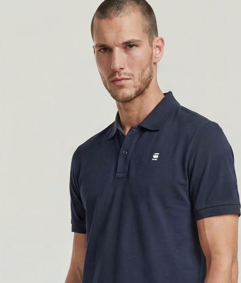G-STAR RAW Heren Polo's & T-shirts Dunda Slim Polo S s Donkerblauw - Foto 17