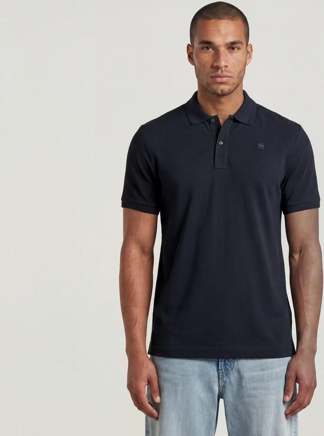 G-Star RAW Dunda Slim Polo Donkerblauw Heren - Foto 6