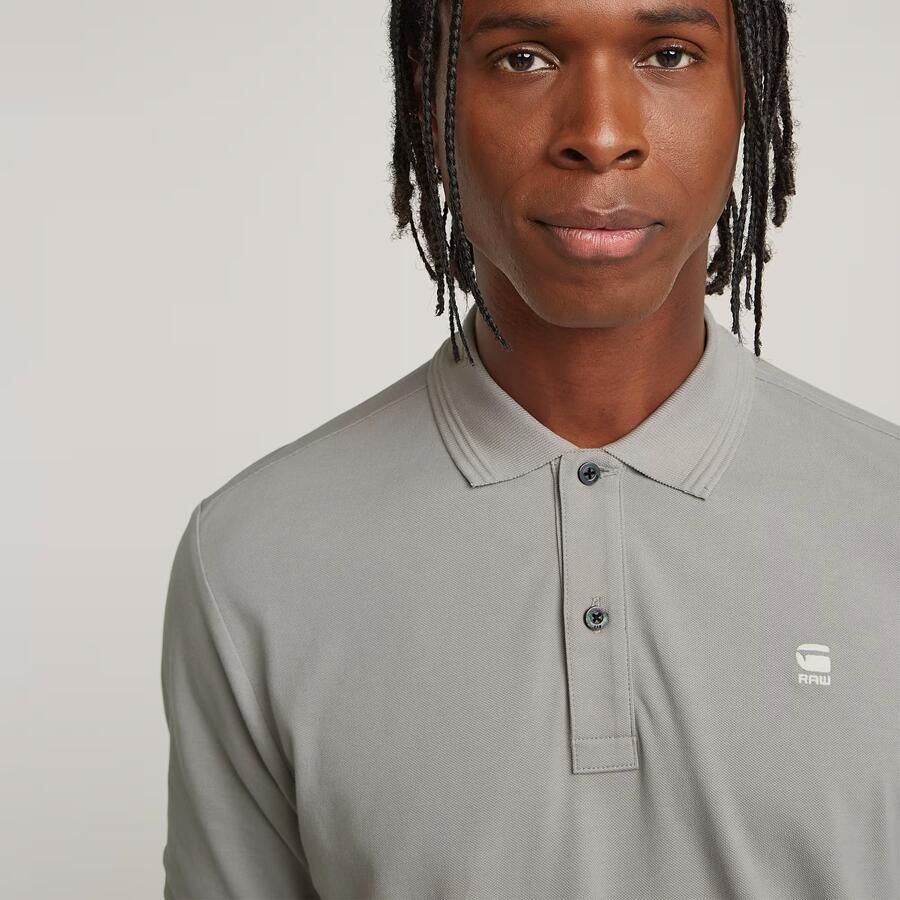 G-Star RAW Dunda Slim Polo Grijs Heren - Foto 5