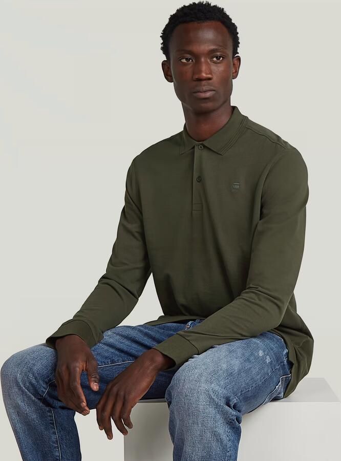 G-Star RAW Dunda Slim Polo Grijs Heren - Foto 4