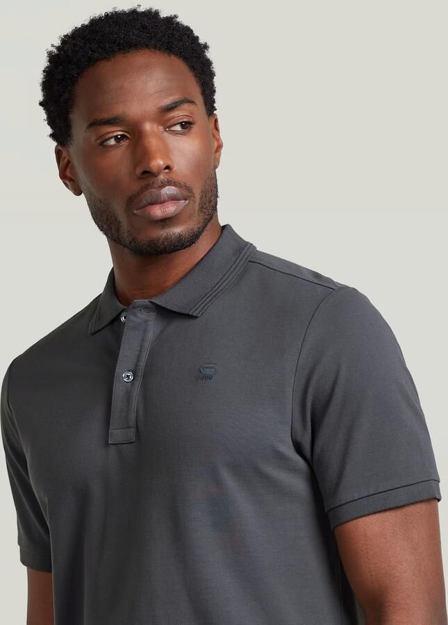 G-Star RAW Dunda Slim Polo Grijs Heren - Foto 6