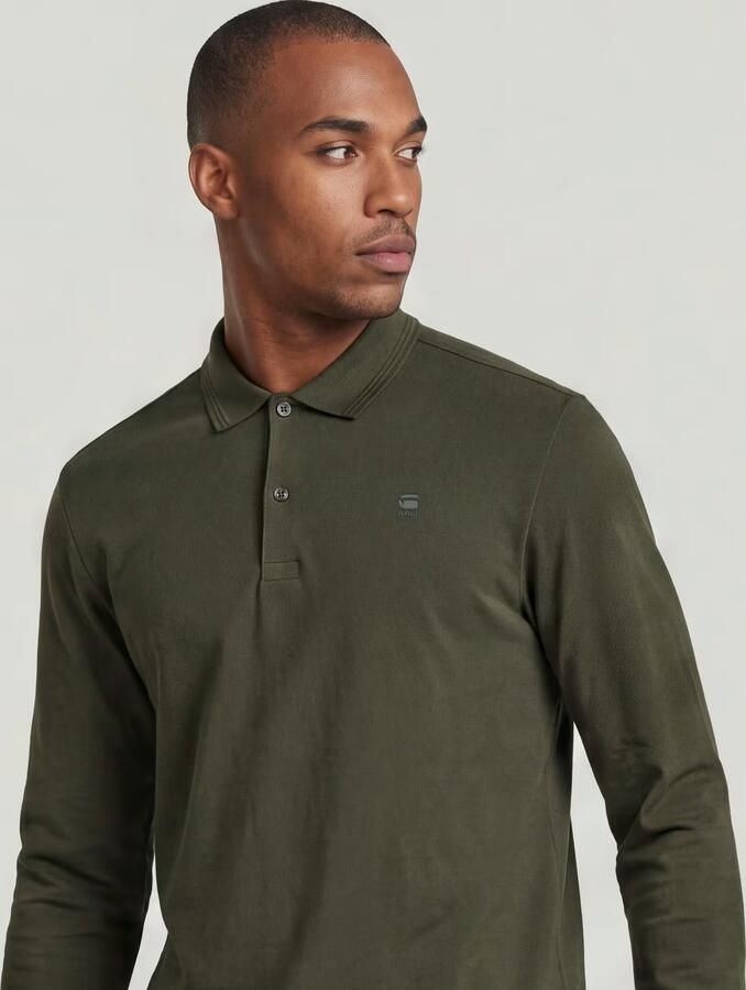 G-Star RAW Dunda Slim Polo Grijs Heren - Foto 4
