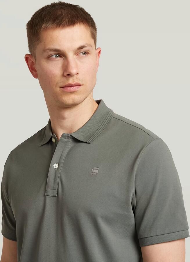 G-Star RAW Dunda Slim Polo Groen Heren - Foto 6