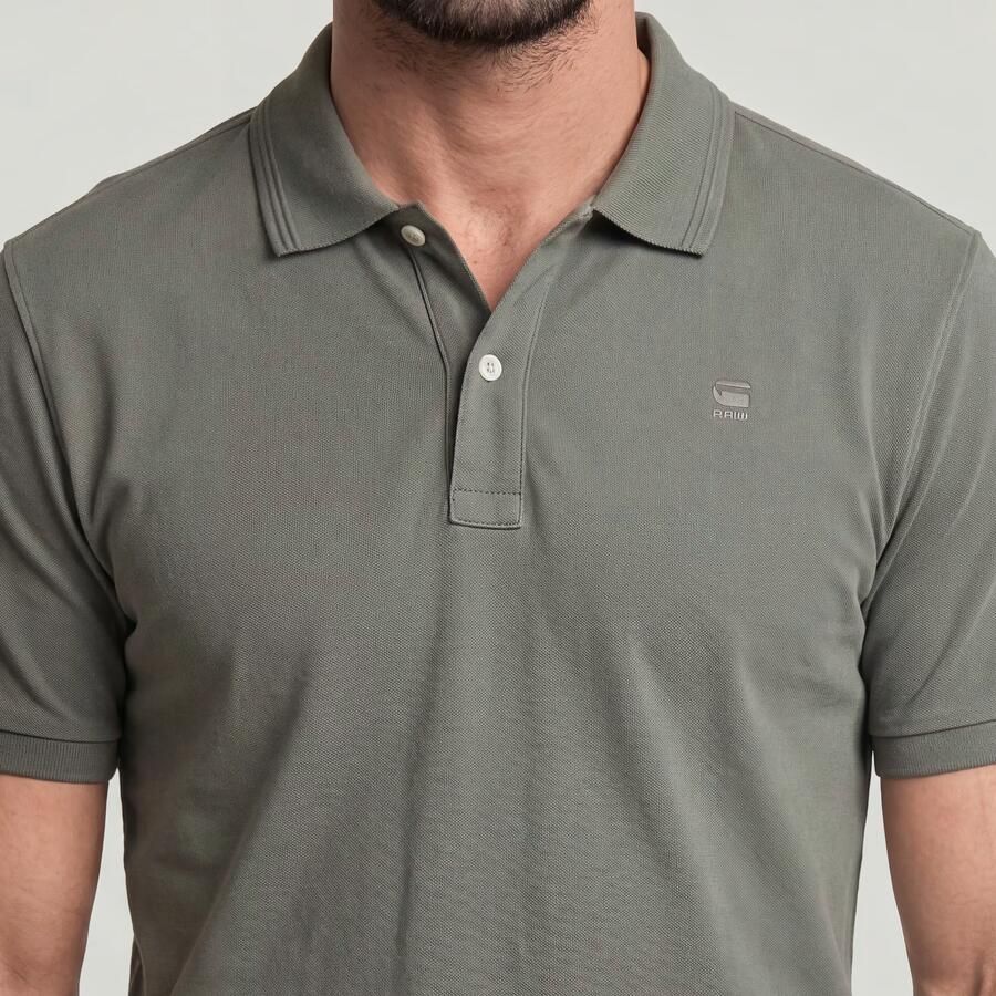 G-Star RAW Dunda Slim Polo Groen Heren - Foto 5