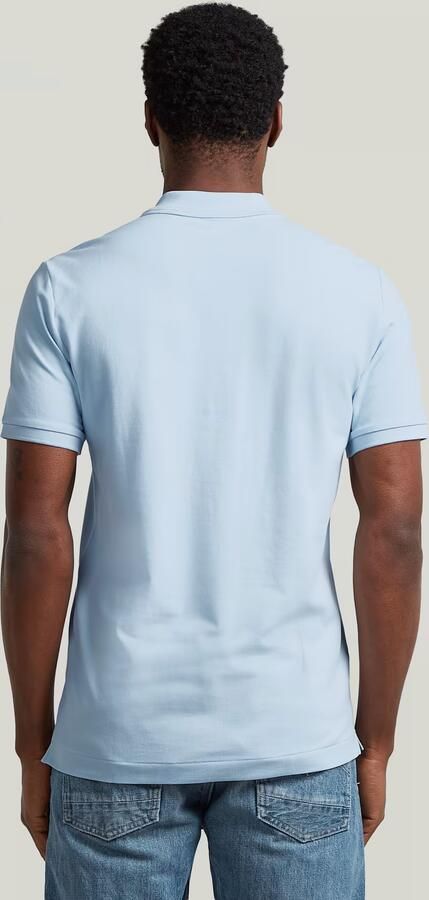 G-Star RAW Dunda Slim Polo Lichtblauw Heren - Foto 5