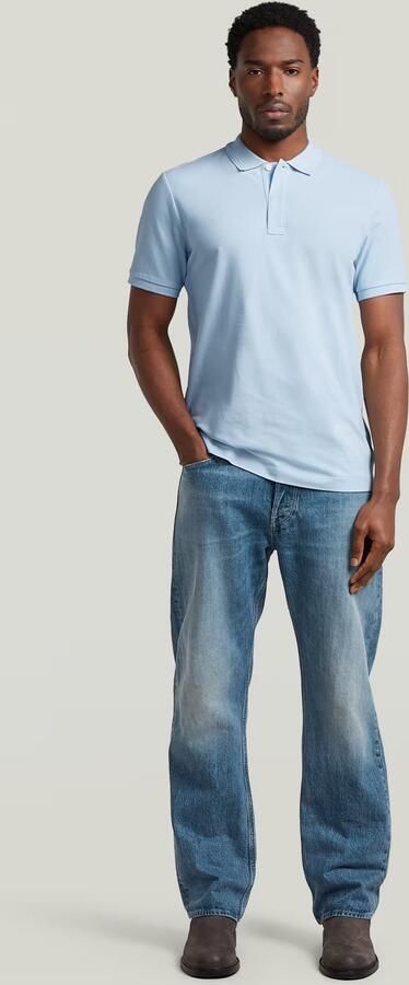 G-Star RAW Dunda Slim Polo Lichtblauw Heren - Foto 7