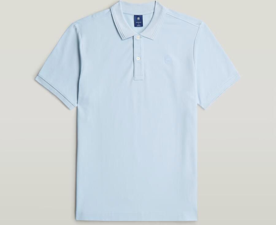 G-Star RAW Dunda Slim Polo Lichtblauw Heren - Foto 3