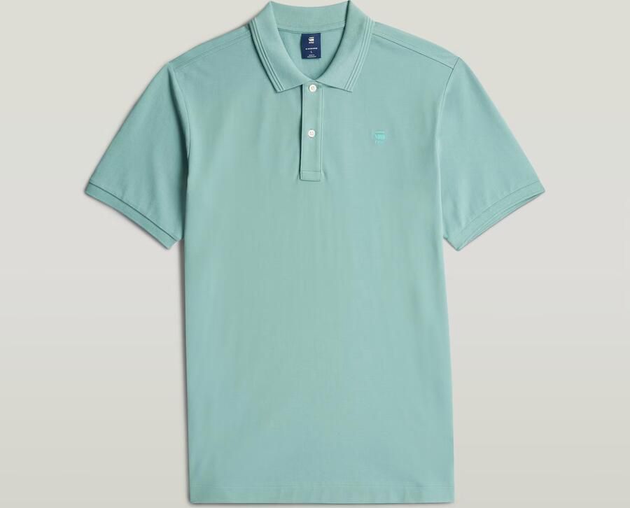 G-Star RAW Dunda Slim Polo Midden blauw Heren - Foto 5