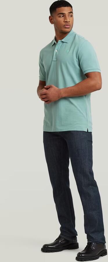 G-Star RAW Dunda Slim Polo Midden blauw Heren - Foto 9
