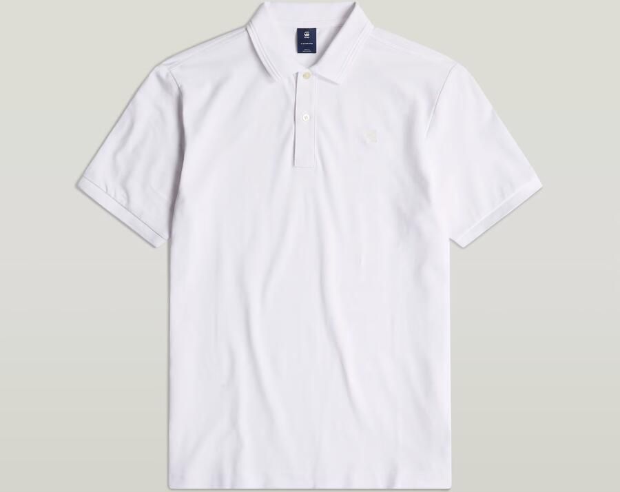 G-STAR RAW Heren Polo's & T-shirts Dunda Slim Polo S s Gebroken Wit - Foto 14