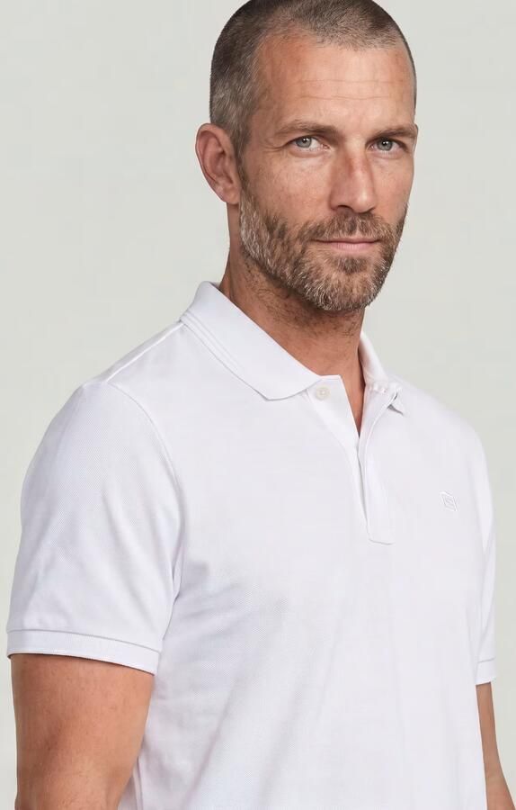 G-STAR RAW Heren Polo's & T-shirts Dunda Slim Polo S s Gebroken Wit - Foto 16