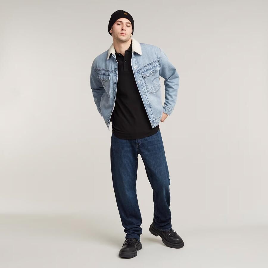 G-Star RAW Poloshirt Dunda slim fit Logoborduursel op borsthoogte - Foto 9