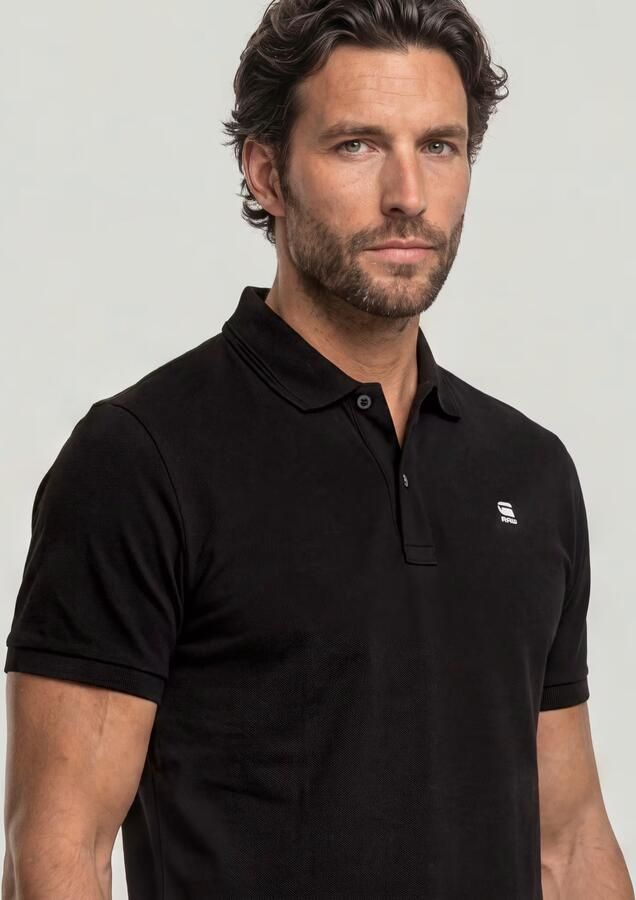 G-Star RAW Poloshirt Dunda slim fit Logoborduursel op borsthoogte - Foto 12