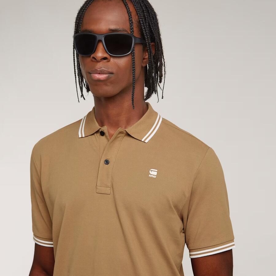 G-Star Raw Polo Shirt Korte Mouw Polo rayé Dunda - Foto 2