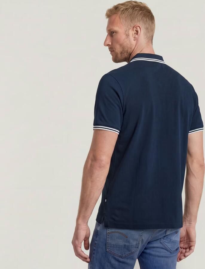 G-Star G Star RAW slim fit polo met biologisch katoen sartho blue milk - Foto 15