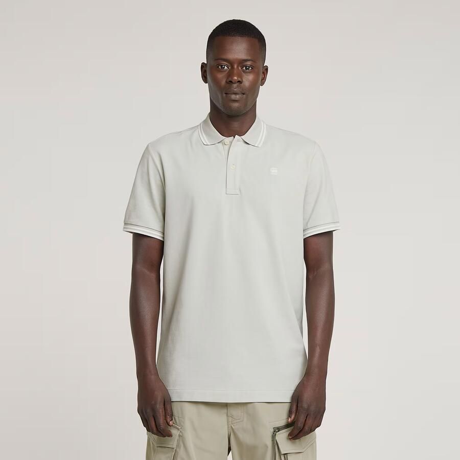 G-Star RAW Dunda Slim Stripe Polo Grijs Heren - Foto 10