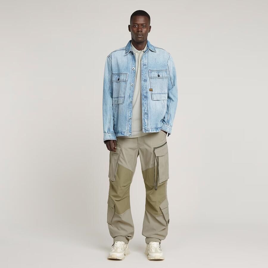 G-Star RAW Dunda Slim Stripe Polo Grijs Heren - Foto 5