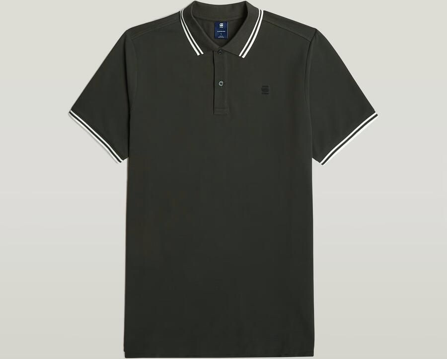 G-Star Raw Slim fit poloshirt met labelstitching model 'Dunda' - Foto 6