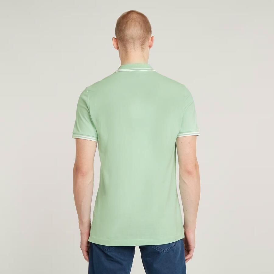 G-Star Raw Slim fit poloshirt met labelstitching model 'Dunda'