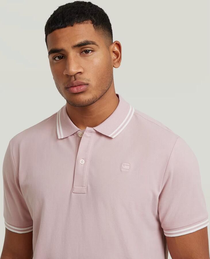 G-Star Raw Slim fit poloshirt met gestikt logo model 'Dunda' - Foto 3