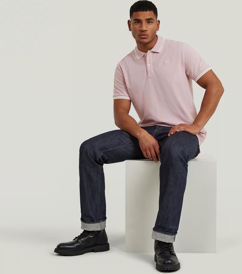 G-Star Raw Slim fit poloshirt met gestikt logo model 'Dunda' - Foto 2