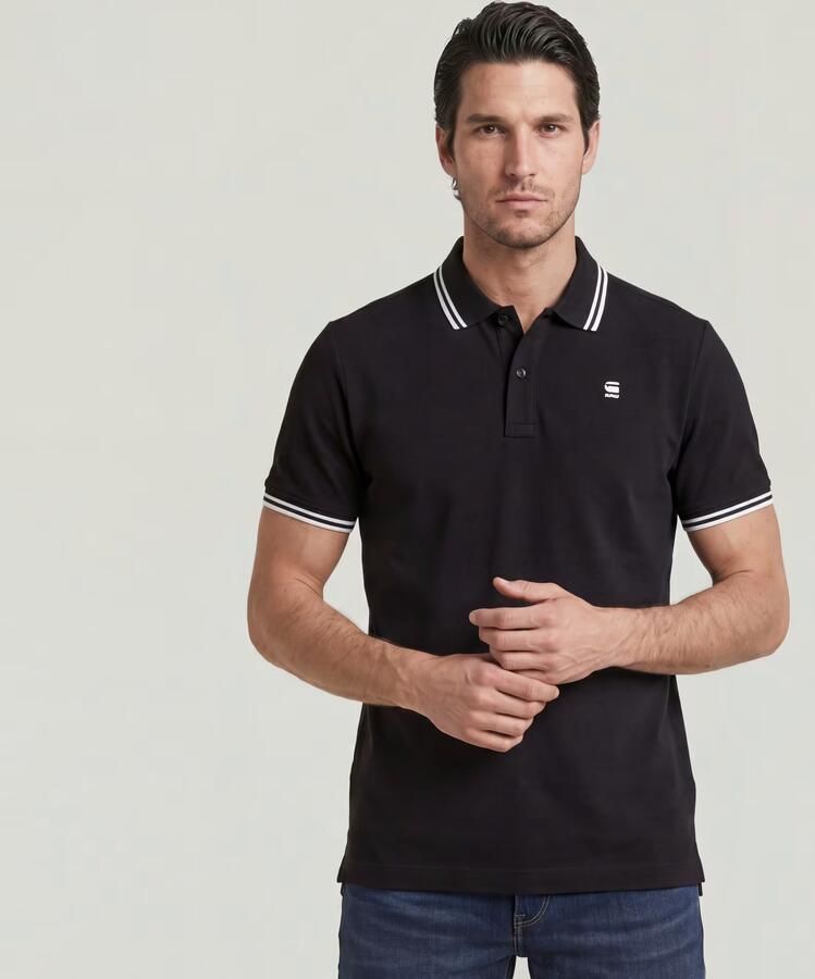 G-Star Raw Polo Shirt Korte Mouw Polo slim stripe manches longues Dunda - Foto 11