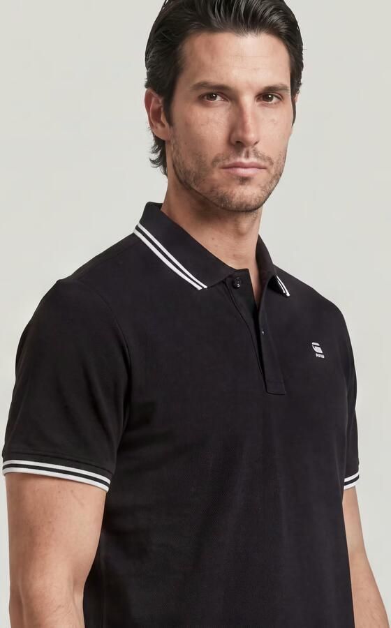 G-Star Raw Polo Shirt Korte Mouw Polo slim stripe manches longues Dunda - Foto 19