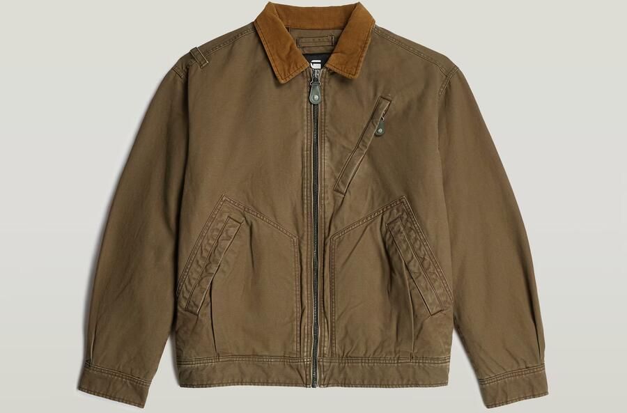 G-Star Raw Windjack D26909-D191 DUTY TUCKER-9186 DESERT PALM - Foto 3