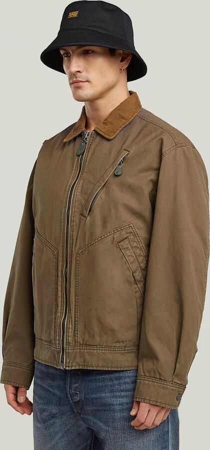 G-Star Raw Windjack D26909-D191 DUTY TUCKER-9186 DESERT PALM - Foto 4