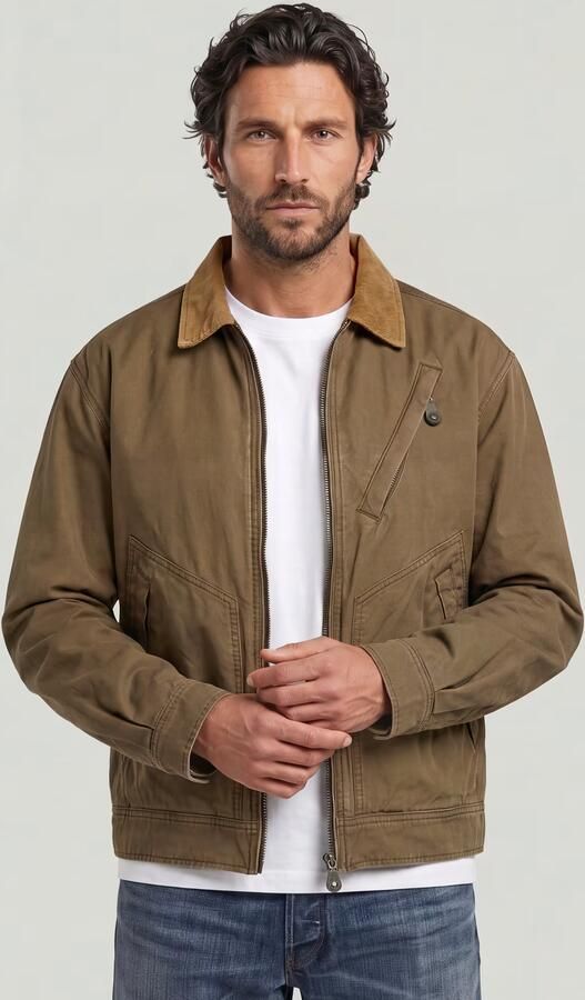 G-Star Raw Windjack D26909-D191 DUTY TUCKER-9186 DESERT PALM - Foto 5