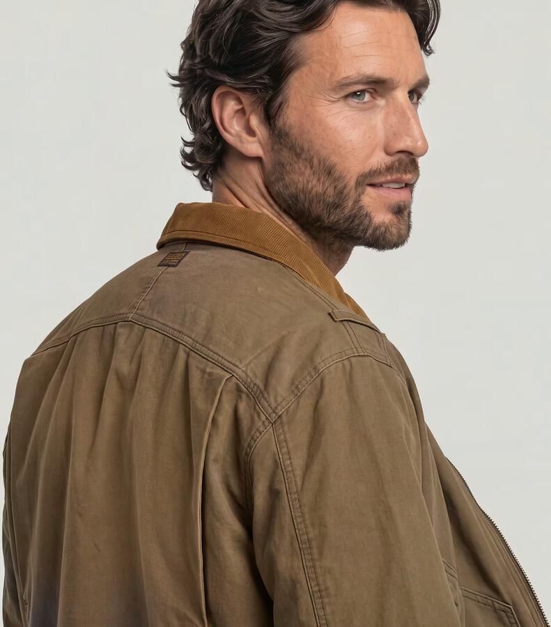 G-Star Raw Windjack D26909-D191 DUTY TUCKER-9186 DESERT PALM - Foto 4