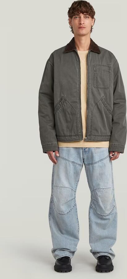 G-Star RAW Duty Canvas Trucker Jack Grijs Heren - Foto 7