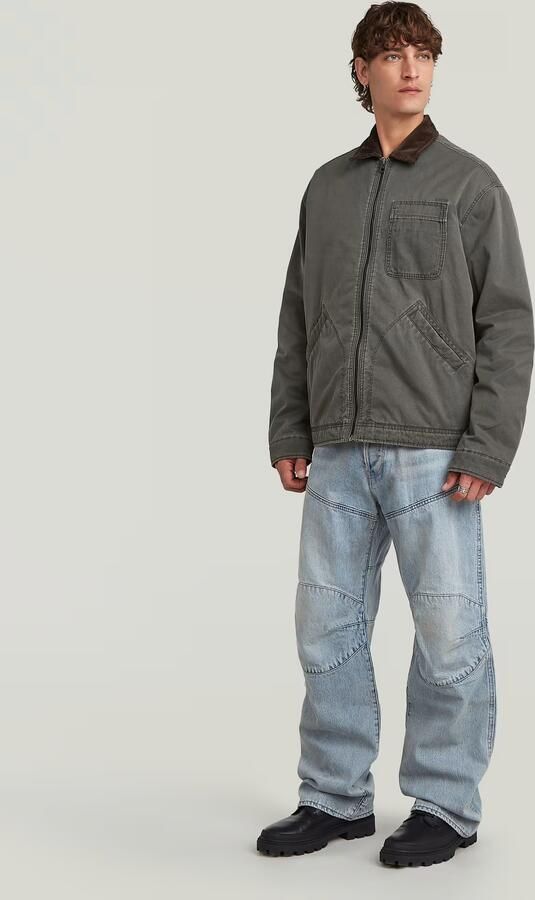 G-Star RAW Duty Canvas Trucker Jack Grijs Heren - Foto 5