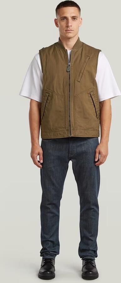 G-Star Raw Vest D26910-D191 DUTY CANVAS VEST-9186 DESERT PALM - Foto 6