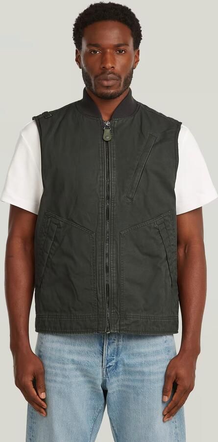 G-Star Raw Vest D26910-D191 DUTY CANVAS VEST-995 ASFALT