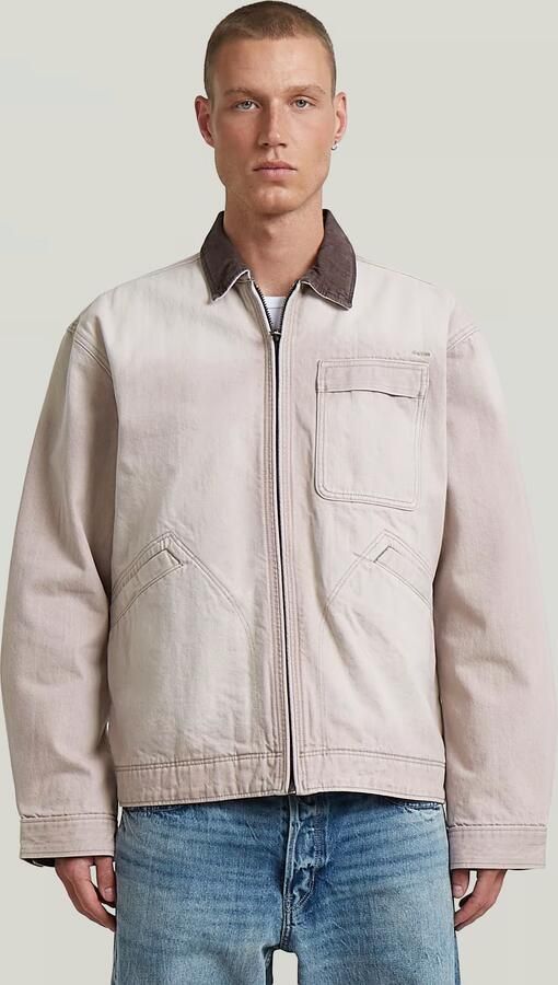G-Star RAW Duty Denim Trucker Jack Roze Heren