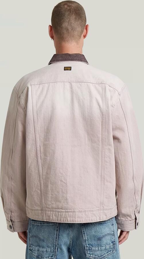 G-Star RAW Duty Denim Trucker Jack Roze Heren - Foto 5