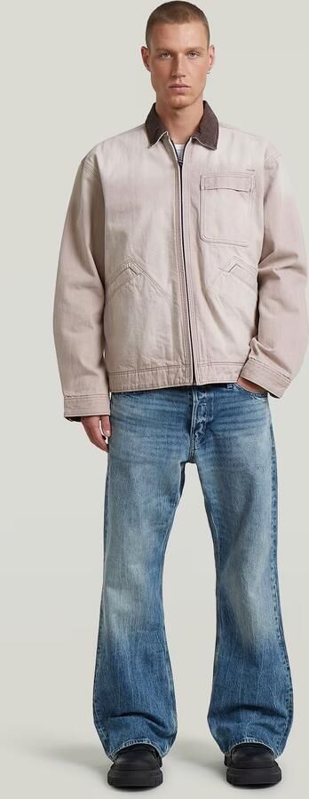 G-Star RAW Duty Denim Trucker Jack Roze Heren - Foto 6