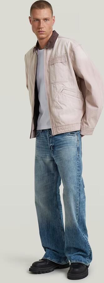 G-Star RAW Duty Denim Trucker Jack Roze Heren - Foto 7