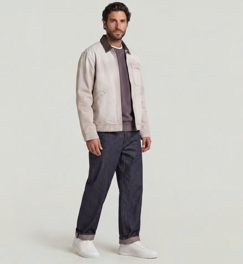 G-Star RAW Duty Denim Trucker Jack Roze Heren - Foto 3